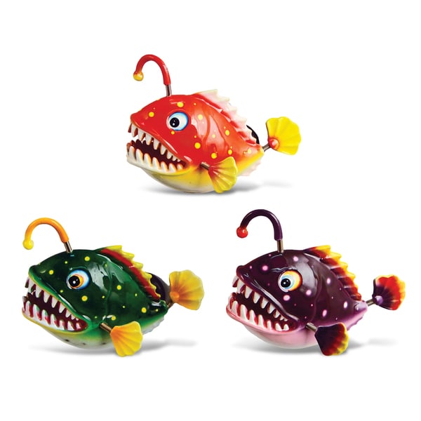 CoTa Global Anglerfish Refrigerator Bobble Magnets Set of 3