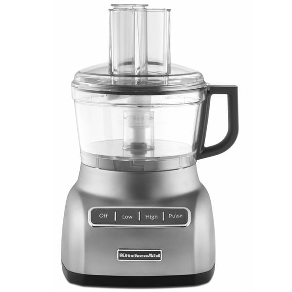 KitchenAid Refurbished 7-Cup Food Processor in Silver, RKFP0711CU