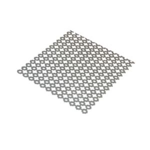 Silver Effect Steel Perforated Sheet, (H)1000mm (W)500mm (T)1mm 2180G