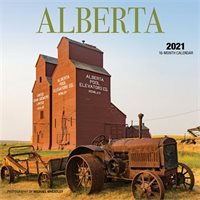 2021 12-Month Wall Calendar 7X7 Alberta