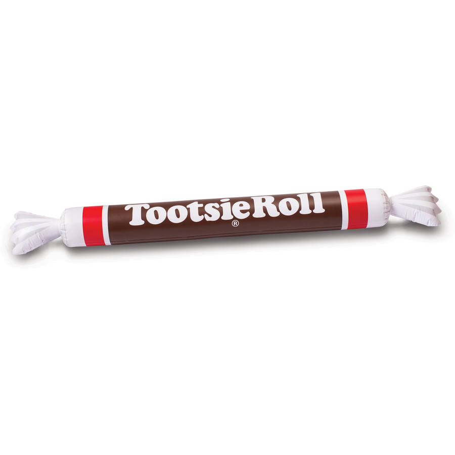 BigMouth Inc Tootsie Roll Noodle Pool Float, Funny Inflatable Vinyl Summer Pool or Beach Toy, Patch Kit Included