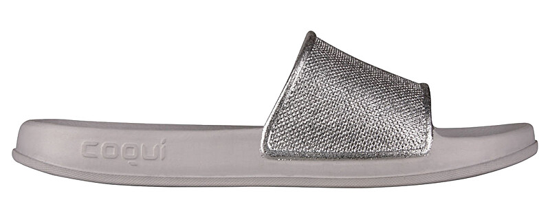 Coqui Papuci Pentru Femei Tora Khaki Grey / Silver Sclipici 7082-301-4600 41