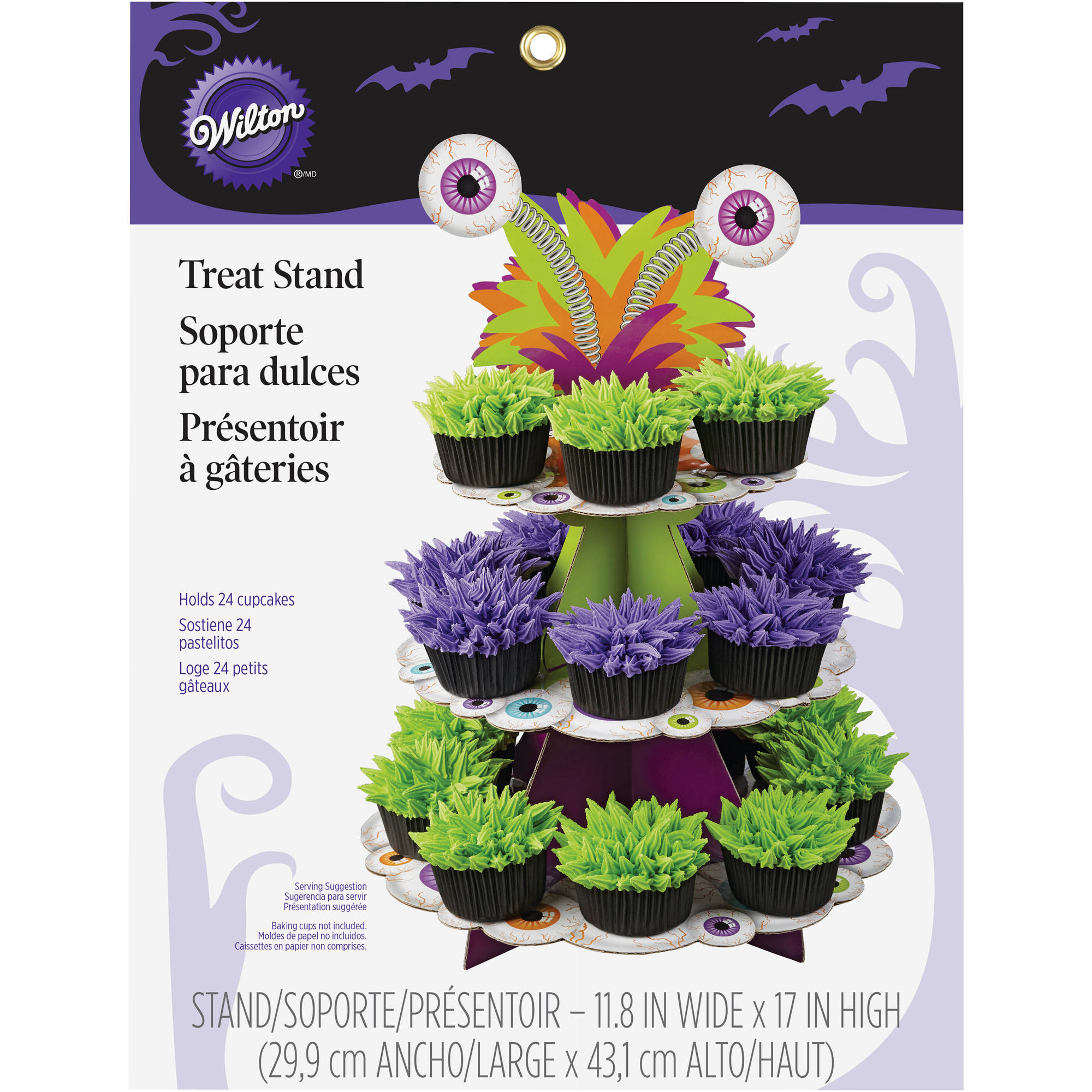 Wilton 3-Tier Treat Stand, Halloween Eyeballs 1512-0701