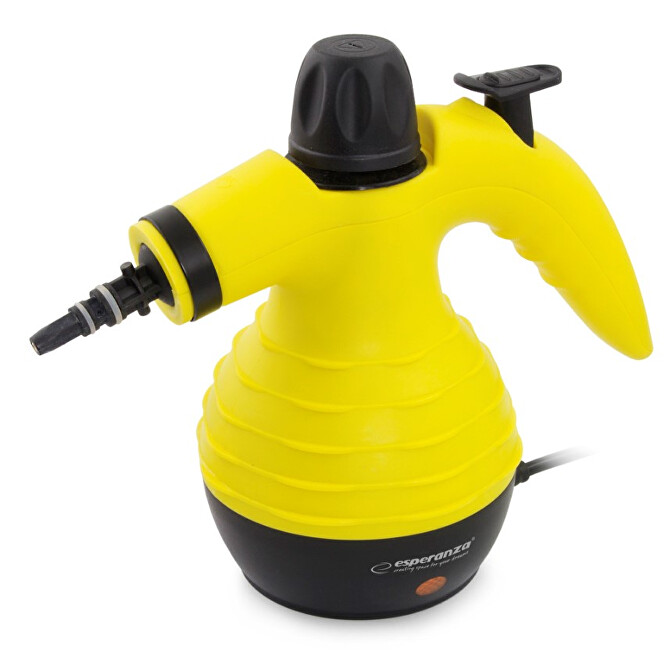 Esperanza EHS001 Steam Cleaner 0.35L Black Yellow 900W