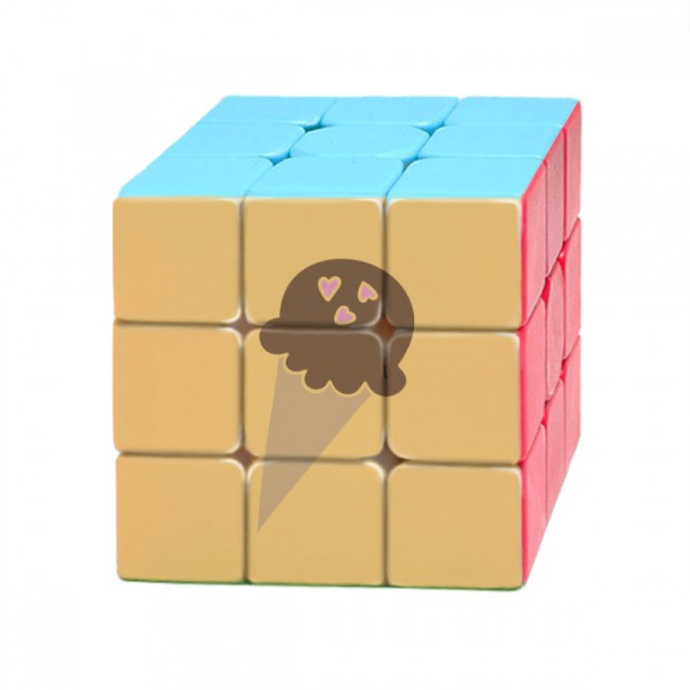 Peanut Chocolate Sweet Ice Cream Magic Cube Puzzle 3x3 Toy Game Play