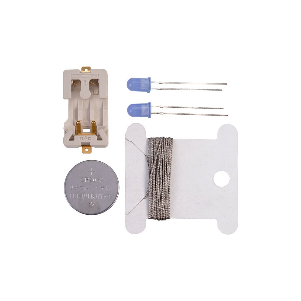 Light Stitches Conductive Thread Kit Blue LEDs