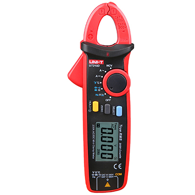 UNI-T UT210D Digital Clamp Meter True RMS Voltage Resistance Capacitance Multimeter Temperature Measure Auto Range Electrical
