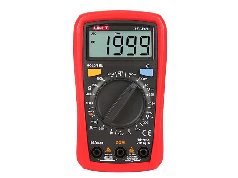 UNI-T Digital Multimeter Tester UT131 Series AC DC Voltmeter Ammeter 2000 Counts Palm Size Multimetro Resistance Diode Test
