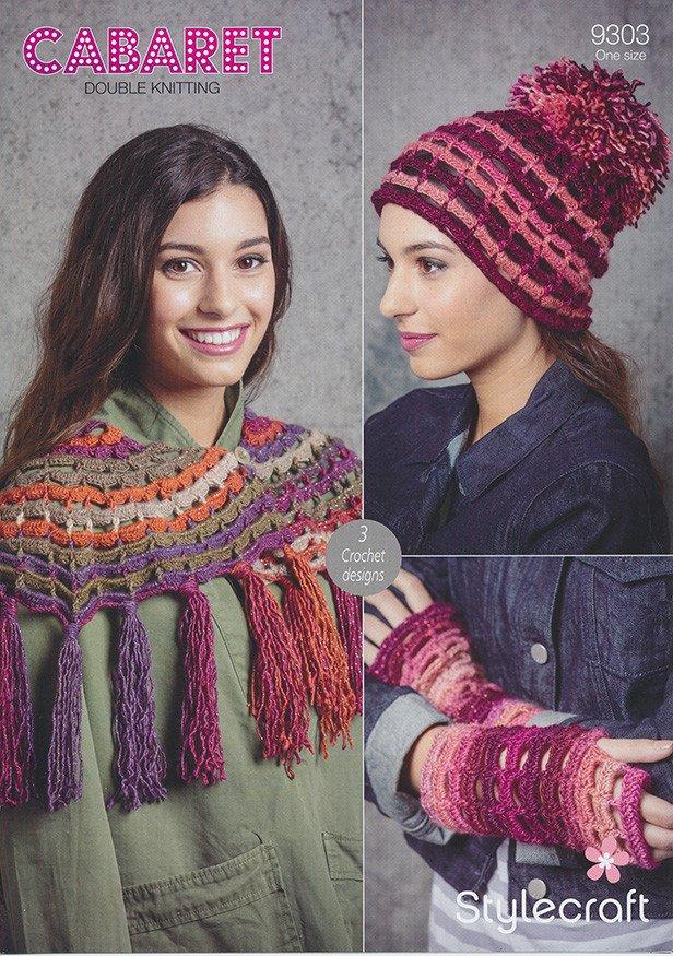 Crochet Accessories in Stylecraft Cabaret DK (9303)
