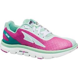 Children's Altra Footwear One Junior Running Shoe Fuchsia/Mint