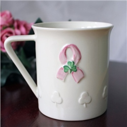 Belleek Mug of Hope  White  Porcelain