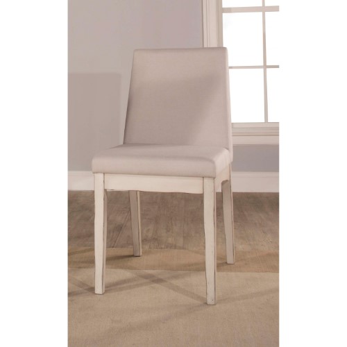 Hillsdale Furniture 4542-801 Clarion 19 Wide Rubberwood Framed Polyester Side C Distressed Gray /