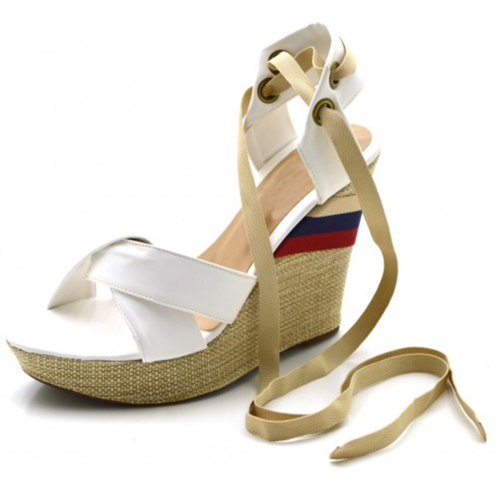 Sandália Anabela Stefanello 3034 Branco