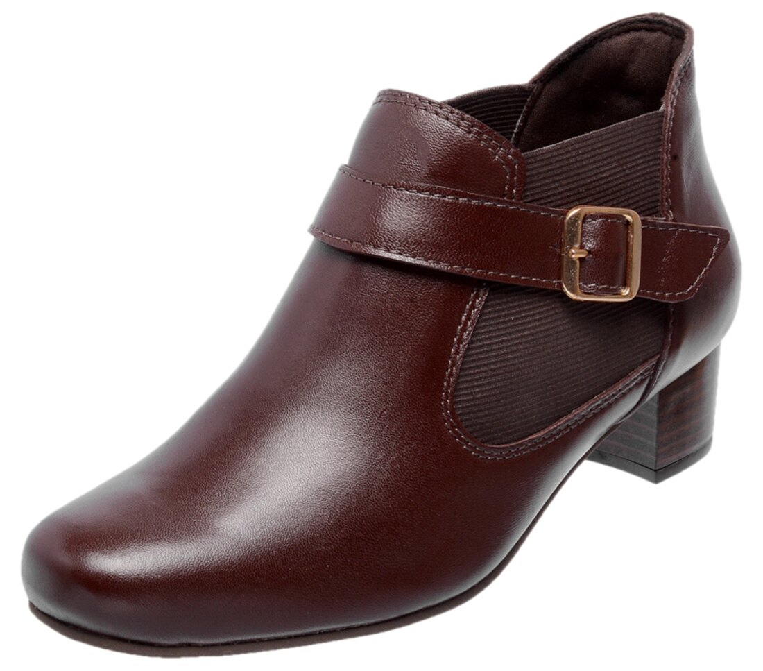 Bota Miuzzi Em Couro 2312 Marrom