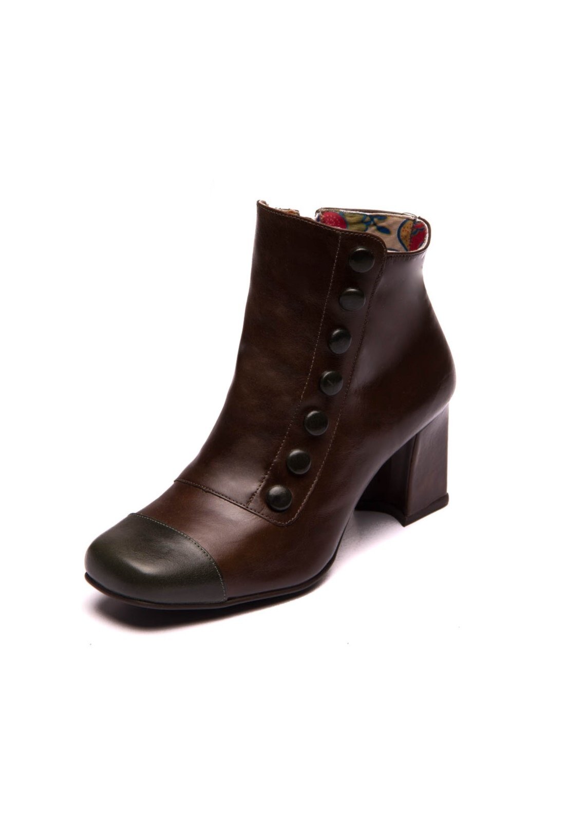 Botinha MZQ Chocolate / Folha - Sophia 5999