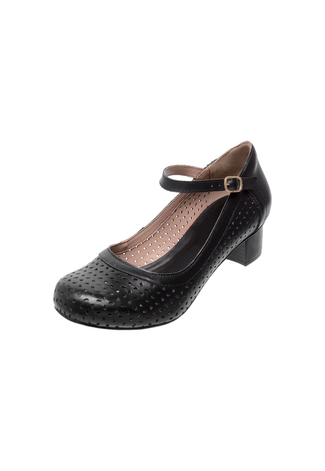 Sapato Miuzzi Peep Toe 3119 Preto