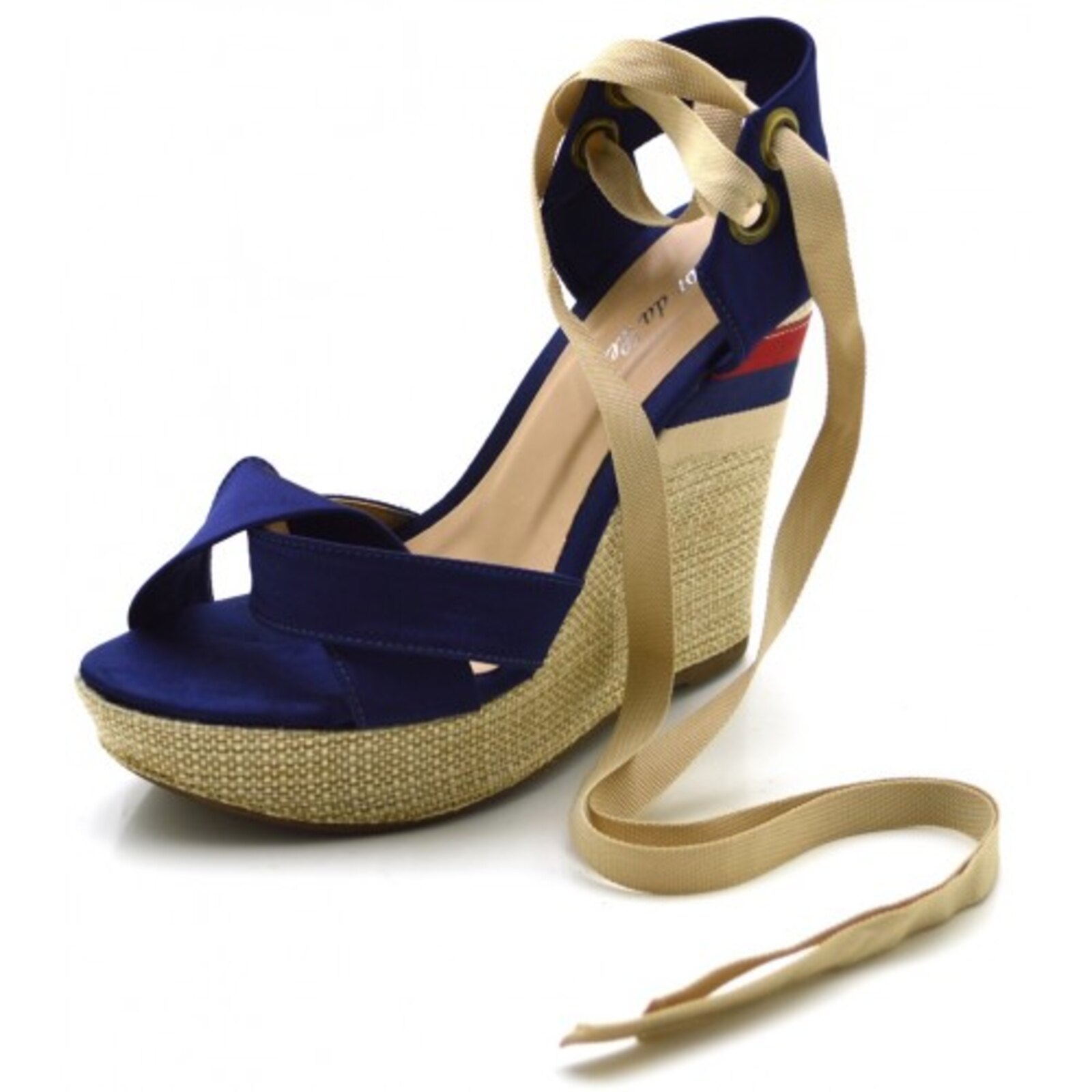 Sandália Anabela Stefanello 3034 Azul