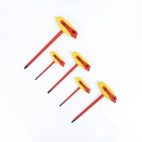 CK 5 Piece VDE Insulated T Handle Hex Keys Set