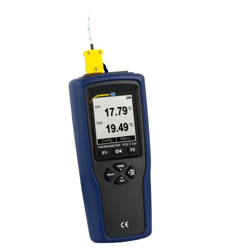 2 Channel Datalogger Temperature Meter PCE-T 330