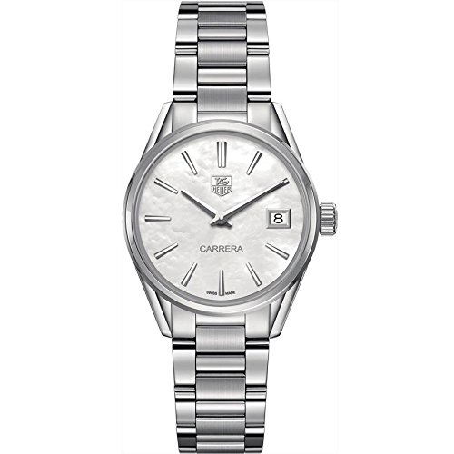 Tag Heuer Women S Carrera White MOP Dial Watch - WAR1311.BA0778
