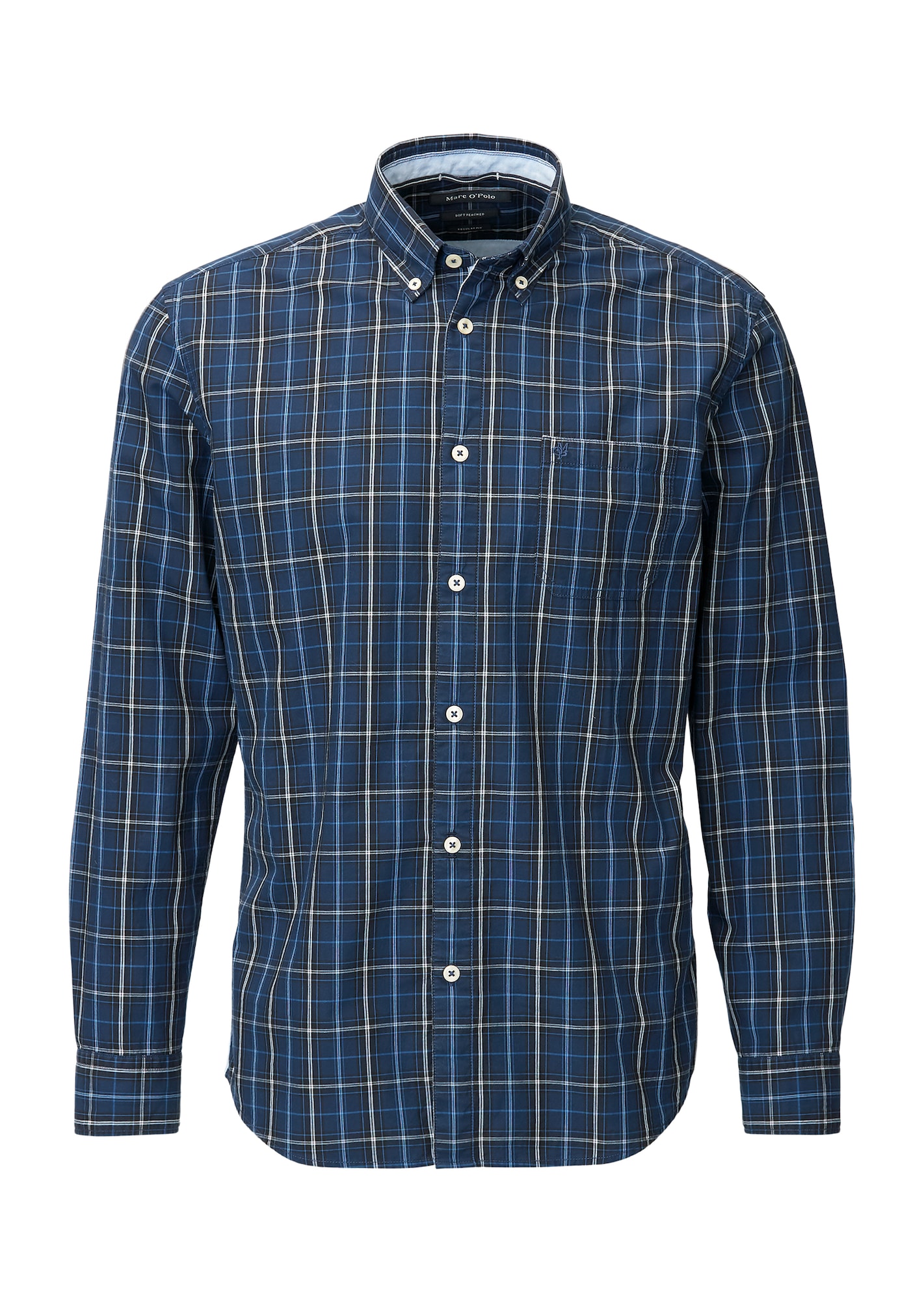 Marc O'Polo Cămașă 93 1744 642130 Bleumarin Regular Fit