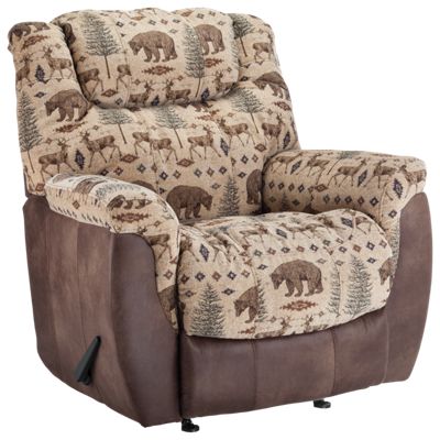 Lane Furniture North Country Rocker Recliner Deer/Bear