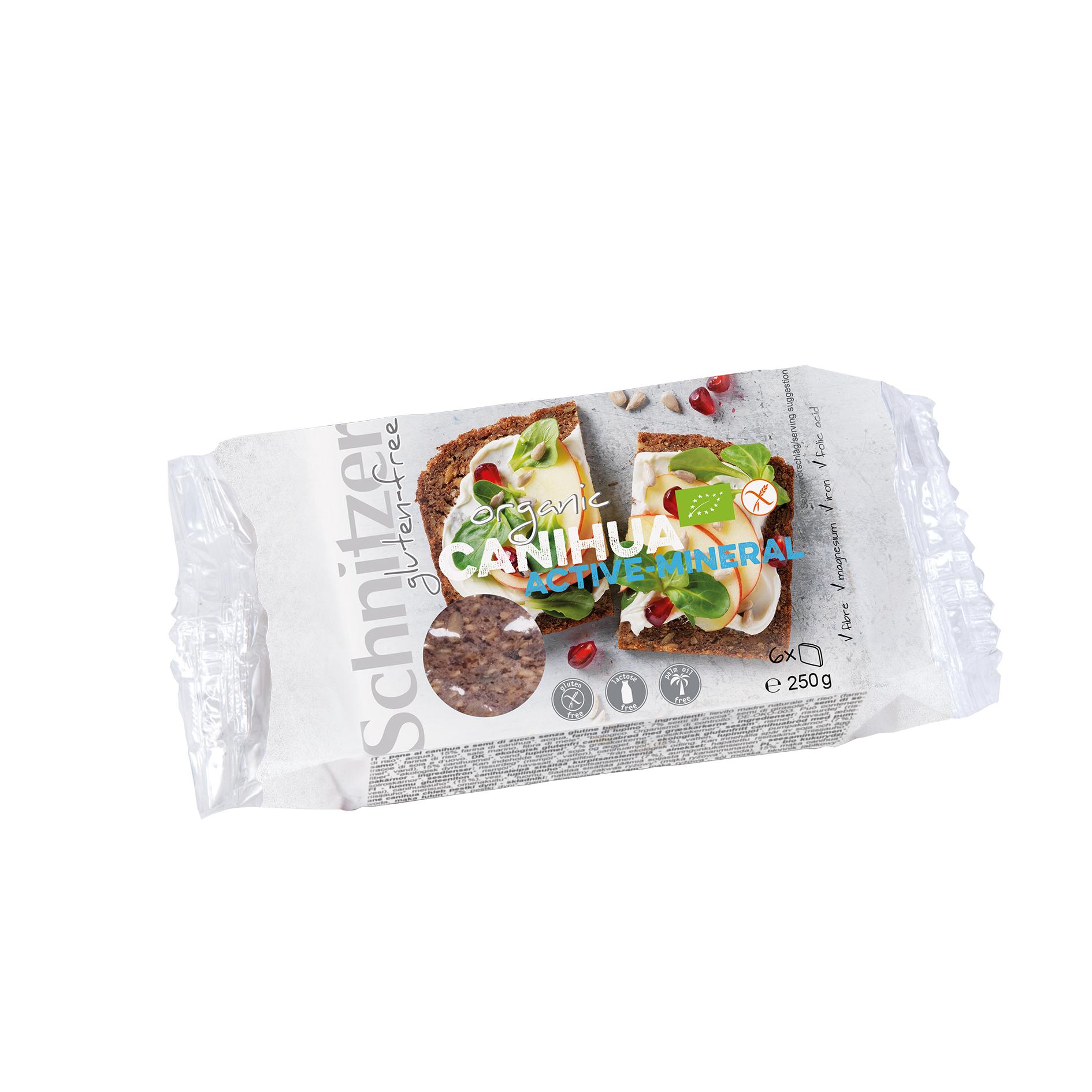 Pan Fermentado De Arroz Active Mineral Ecolgico Sin Gluten Schnitzer 250 G