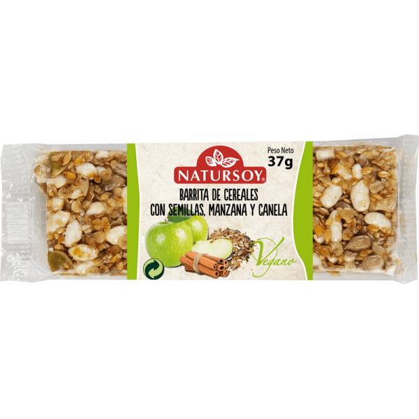 Barrita De Cereales Con Semillas, Manzana Y Canela