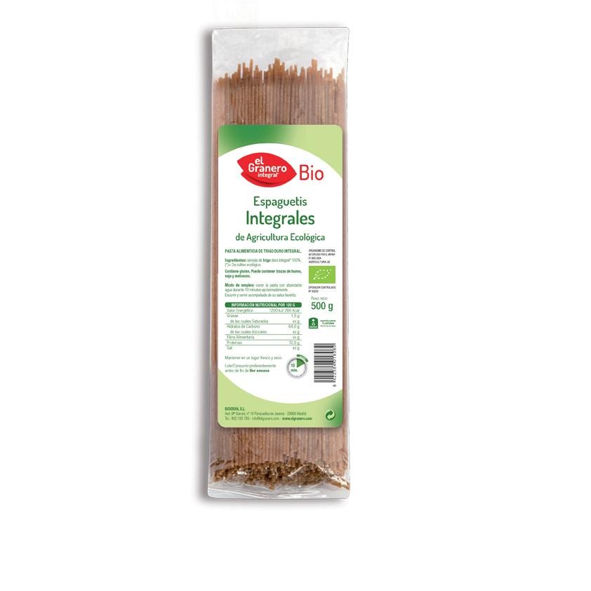Espaguetis Integrales De Agricultura Ecológica