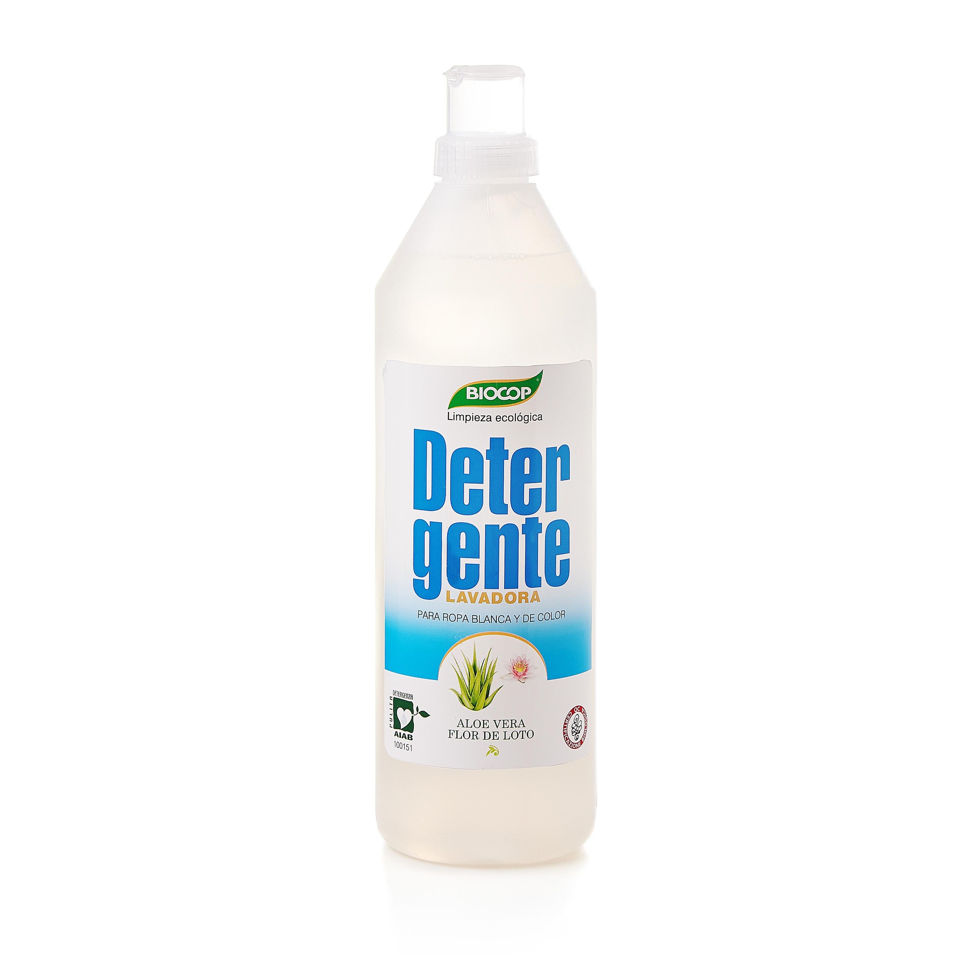 Detergente Lquido Aloe-Flor De Loto Biocop 1 Litro