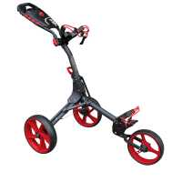 Masters ICart Compact Evo 3 Wheel Push Golf Trolley Grey/Black