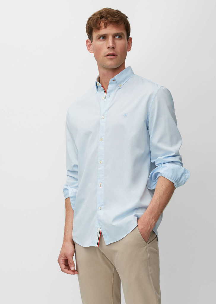 Marc O'Polo Cămașă B21 7668 42156 Albastru Regular Fit