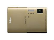 Nikon Coolpix S100 16 Megapixel 3D Compact Camera - Gold - 3.5