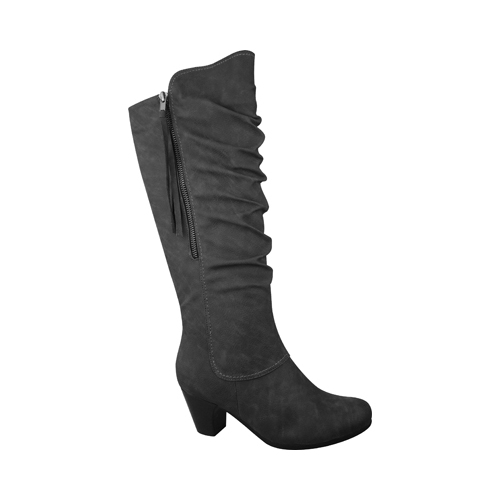 Women's Tender Tootsies Edina Boot, Size: 6 W, Black PU