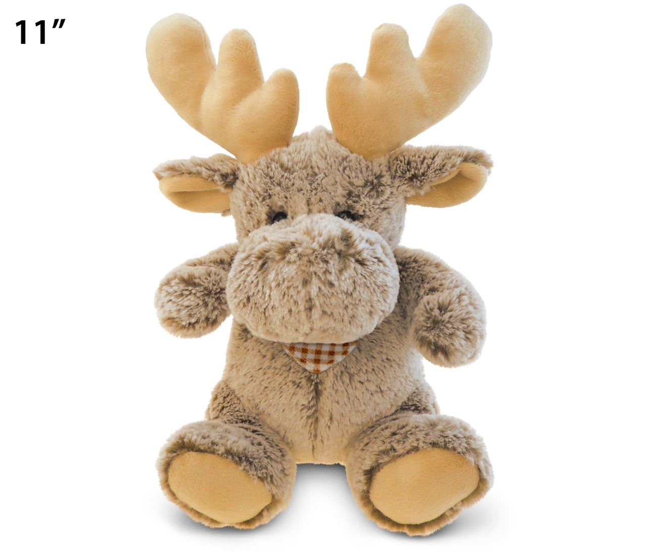 DolliBu Extra Large Brown Sitting Moose Plush Toy - Super Soft Stuffed Animal Moose Toy  Cute Plush Wildlife Animal Pillow Toys for Kids and Adults - 