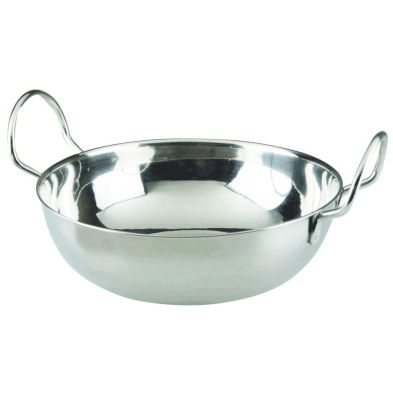 Apollo Stainless Steel Balti Dish with Handles, 19x6cm
