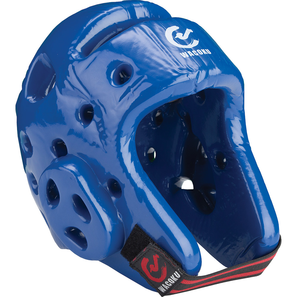 Wacoku WT Approved Dipped Foam Head Guard - Blue - X-Large