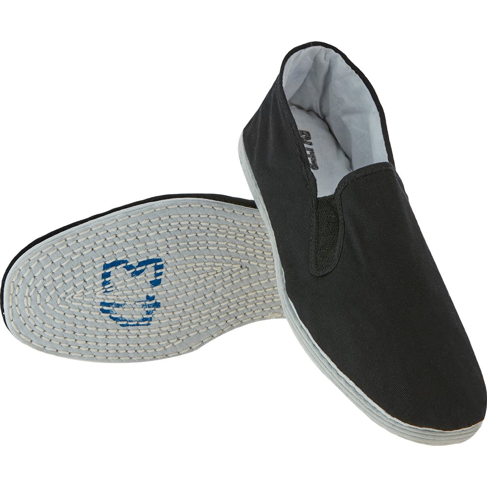 (Black, UK 3 - EU 36) Blitz Sports Cotton Sole Kung Fu Shoes - Black