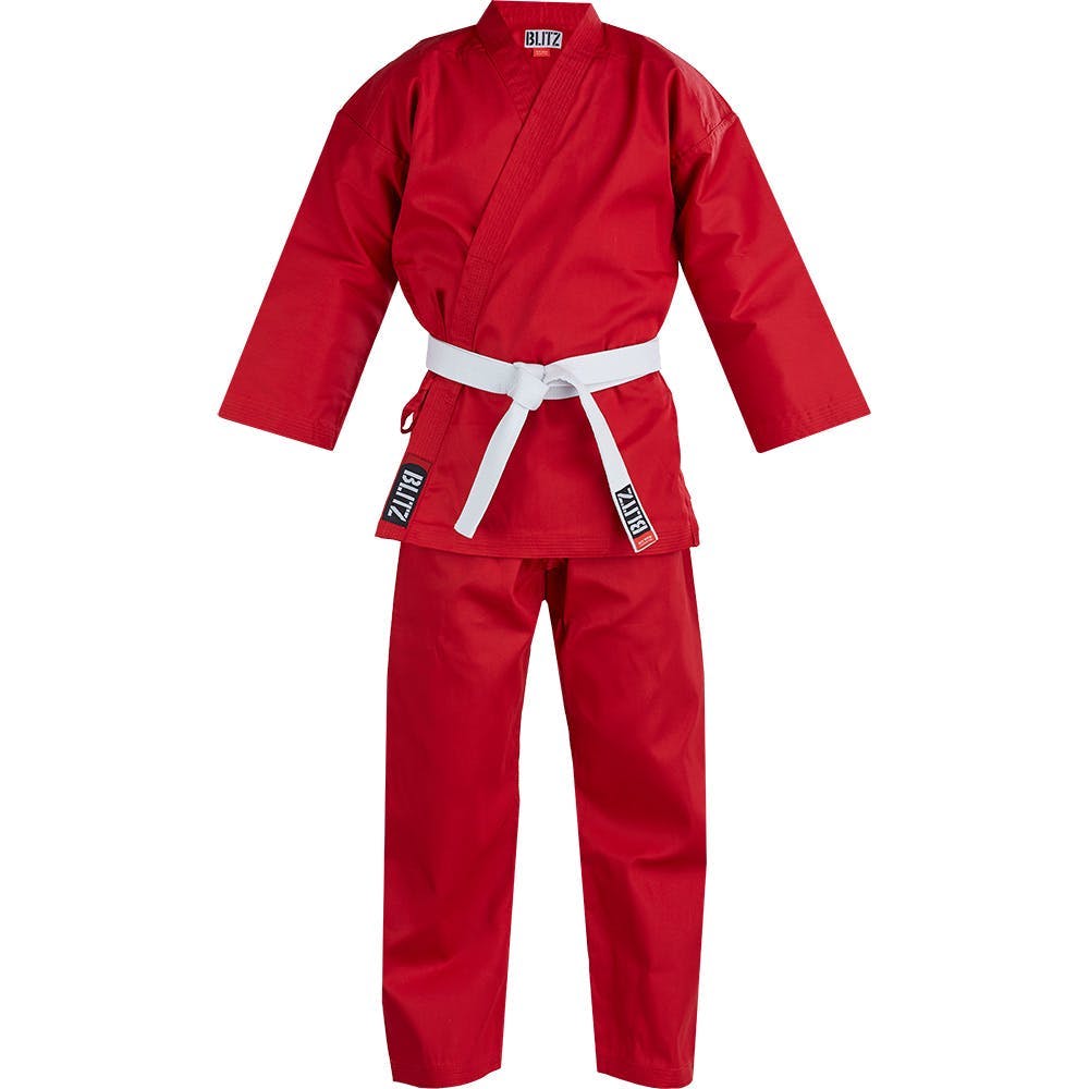 Blitz Student Karate Gi - Red - 000/110cm