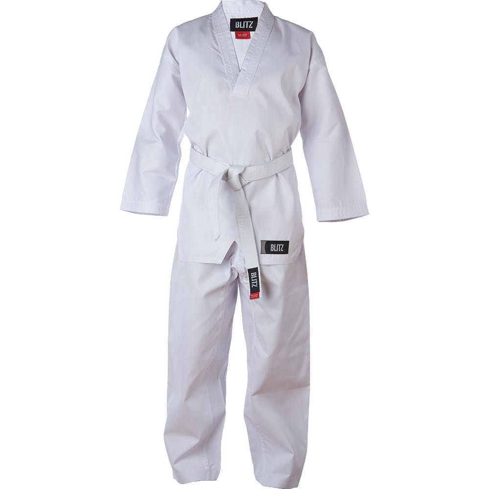 Blitz V-Neck Martial Arts Gi - White - 5/180cm