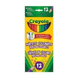 Crayola Customizable Colored Pencils Set 12 One Size Multicolor