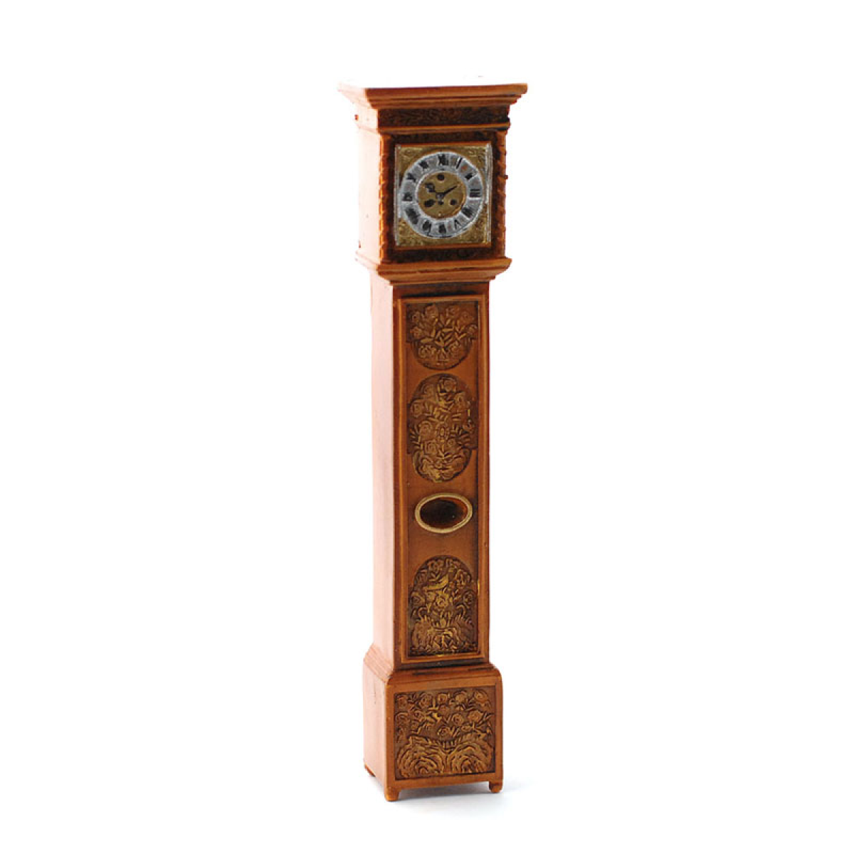 Dolls House 4875 Standuhr Grandfather Clock (Polyresin) 1:12 Puppenhaus