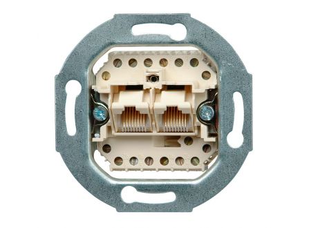 Kopp UAE-Telefon-Anschlussdose 8-polig 2-fach