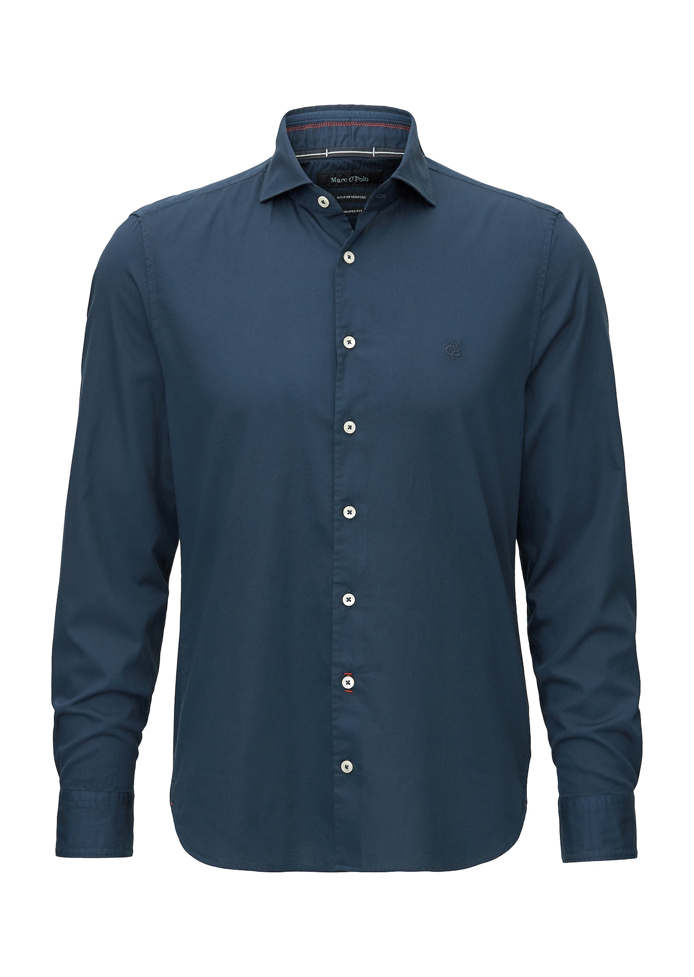 Marc O'Polo Cămașă 021 7668 42348 Bleumarin Shaped Fit