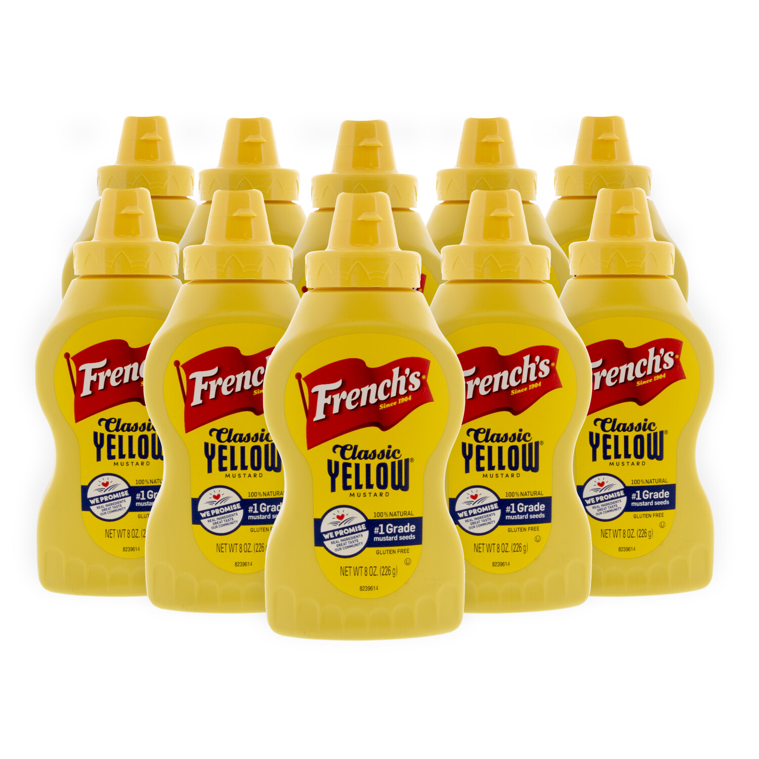 French's Classic Yellow Mustard F7007-10PK