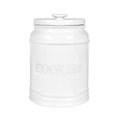 Everyday White by Fitz and Floyd Bistro Cookie Jar