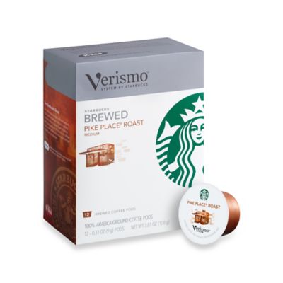 Starbucks Verismo Pike's Place Roast Brewed Coffee Pods 12-Count