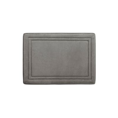 Smart Dry 17" X 24" Memory Foam Bath Mat in Charcoal