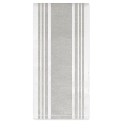 All-Clad Striped Dual Kitchen Towel in Titanium