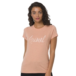 Animal Reel Me in Womens Tee - Orange